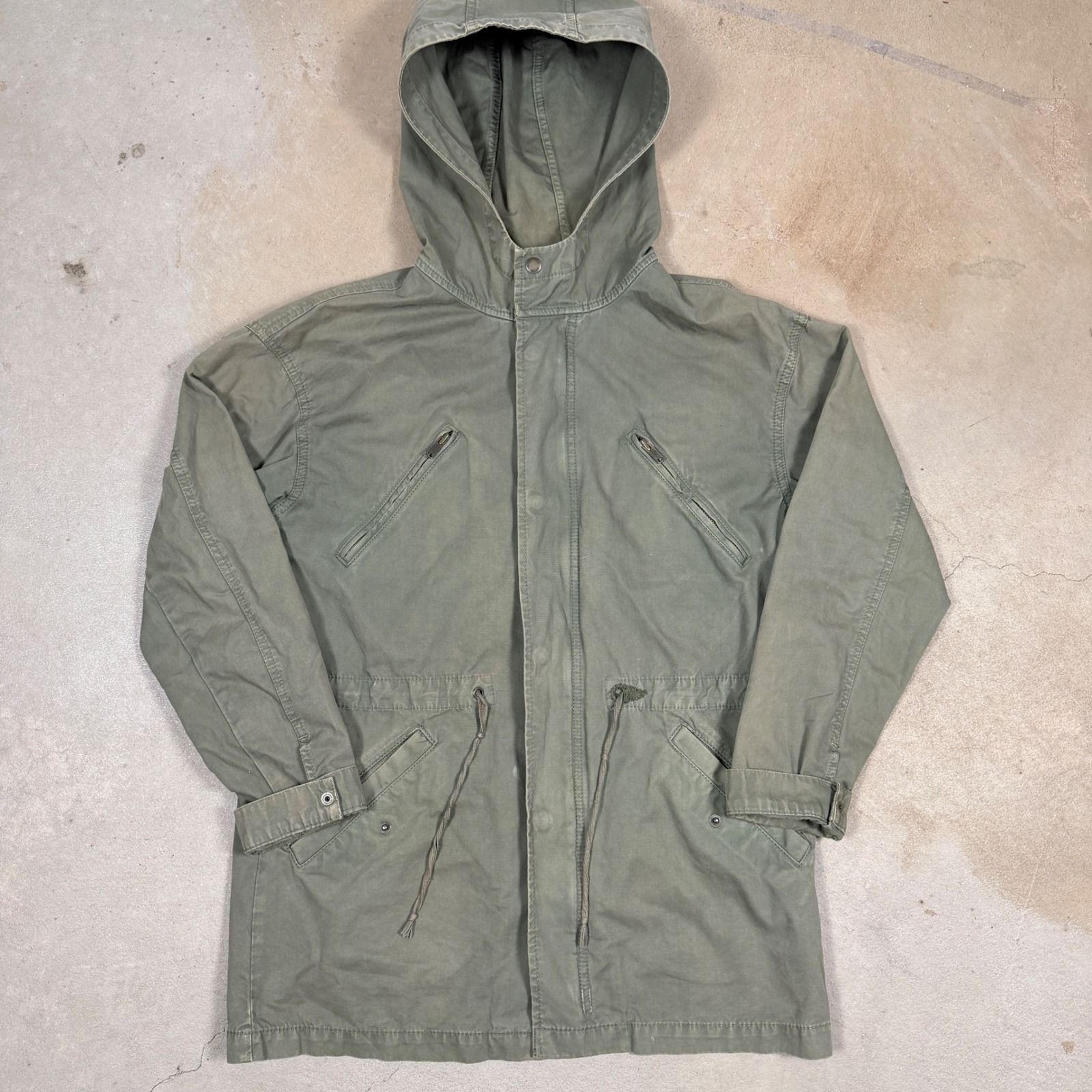 American Eagle Outfitters Olive Green Military Style Utility Jacket Women's S